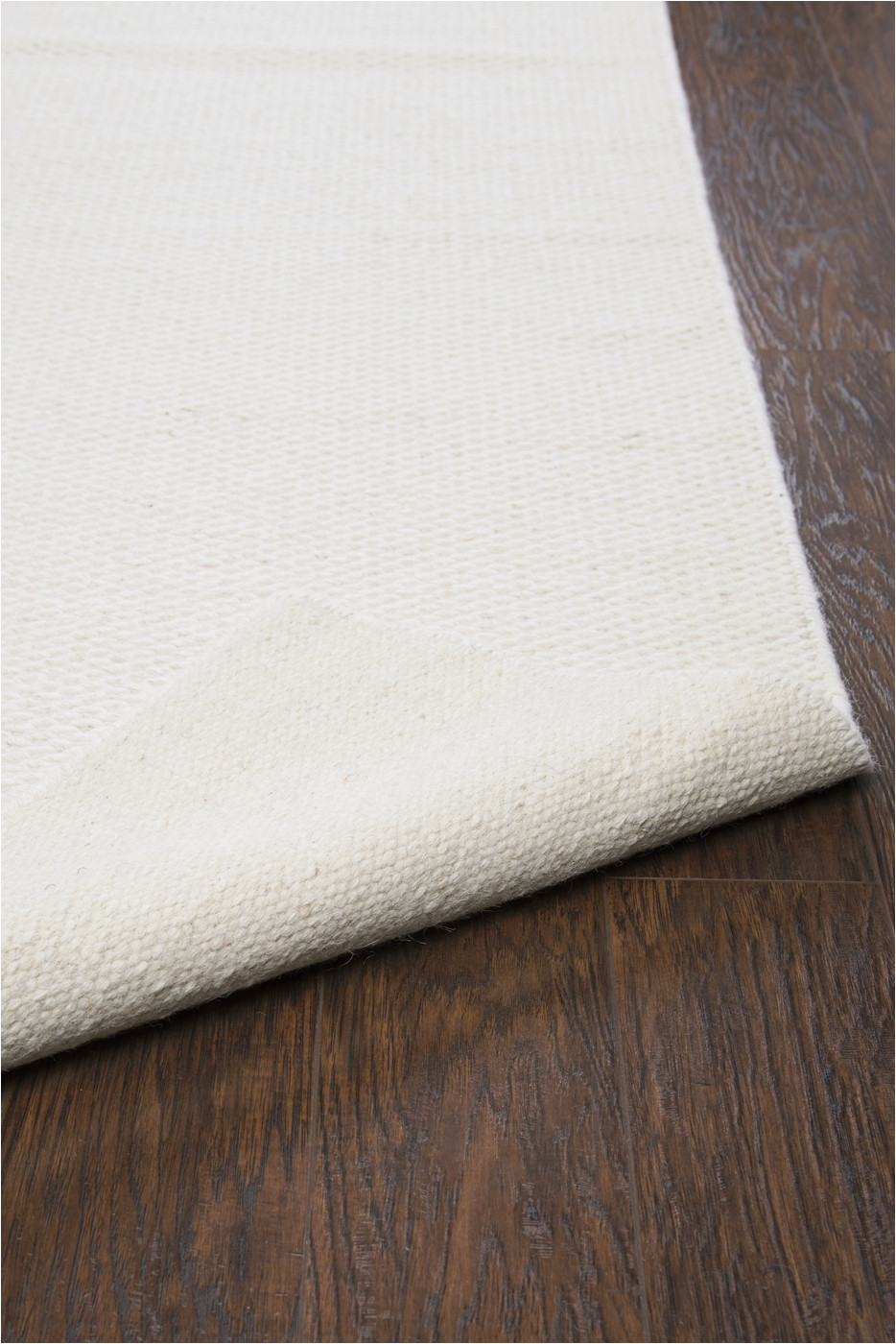 Off White area Rug 9×12 Twist Textured Woven Pattern Wool area Rug In solid Off