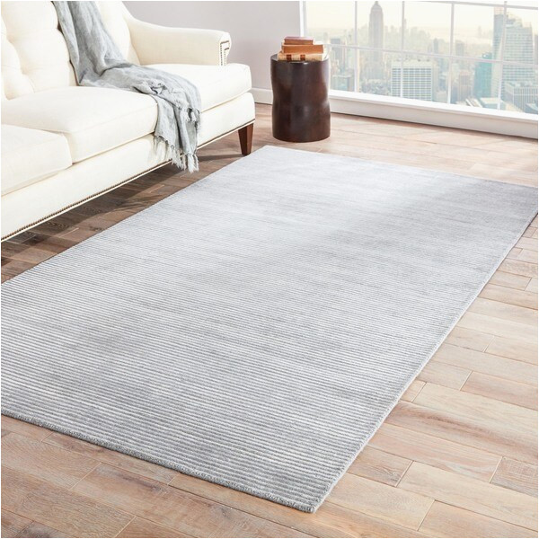 Solid Gray area Rug 8×10 Shop Phase Handmade solid Gray Silver area Rug 8 X 10