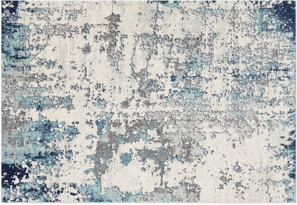 Wyona Distressed Abstract Navy Aqua area Rug Corey Distressed Abstract Navy Aqua area Rug 710×103