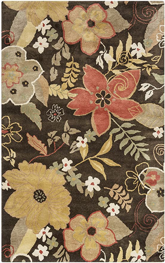 3 Foot by 5 Foot area Rug Rizzy Home Pr1741 Pandora 3 Feet by 5 Feet area Rug Brun