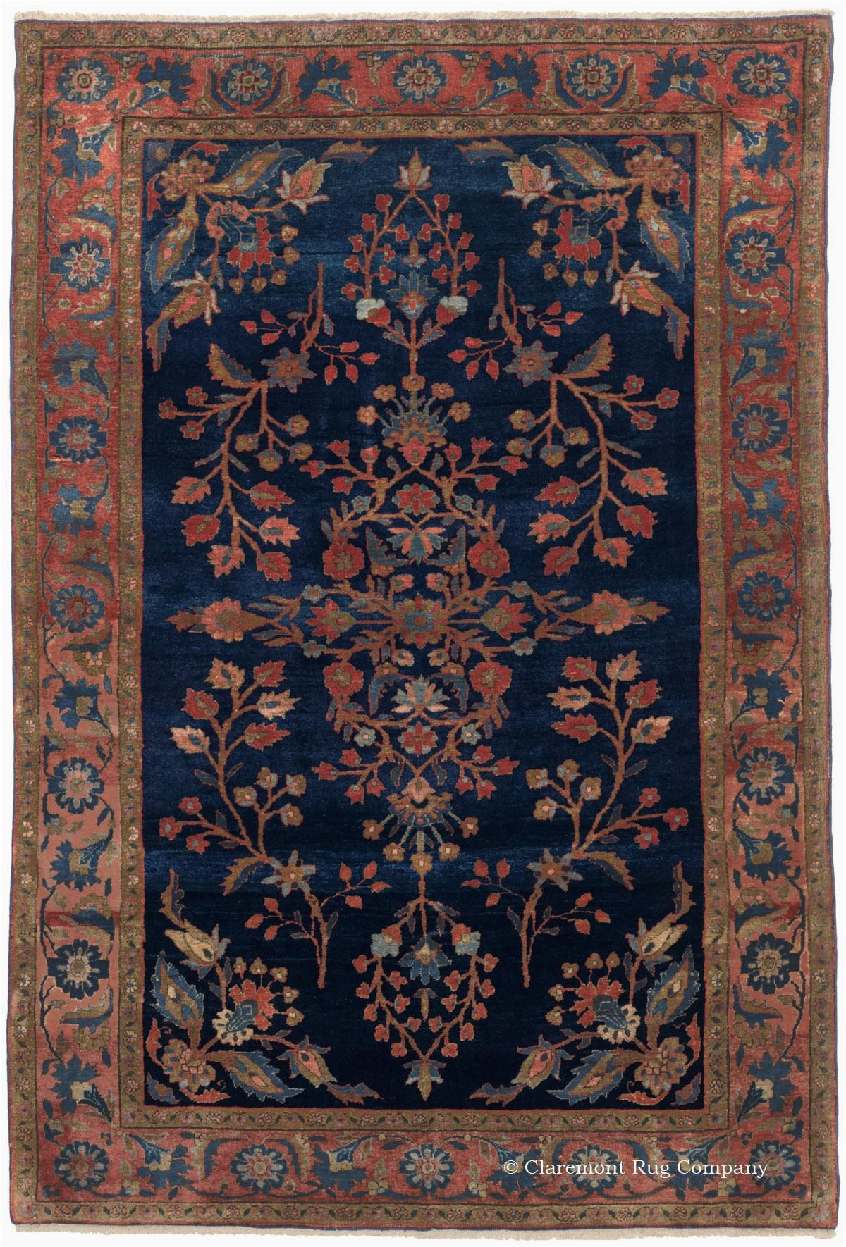 3ft X 4ft area Rug Manchester Kashan Central Persian 3ft 3in X 4ft 11in