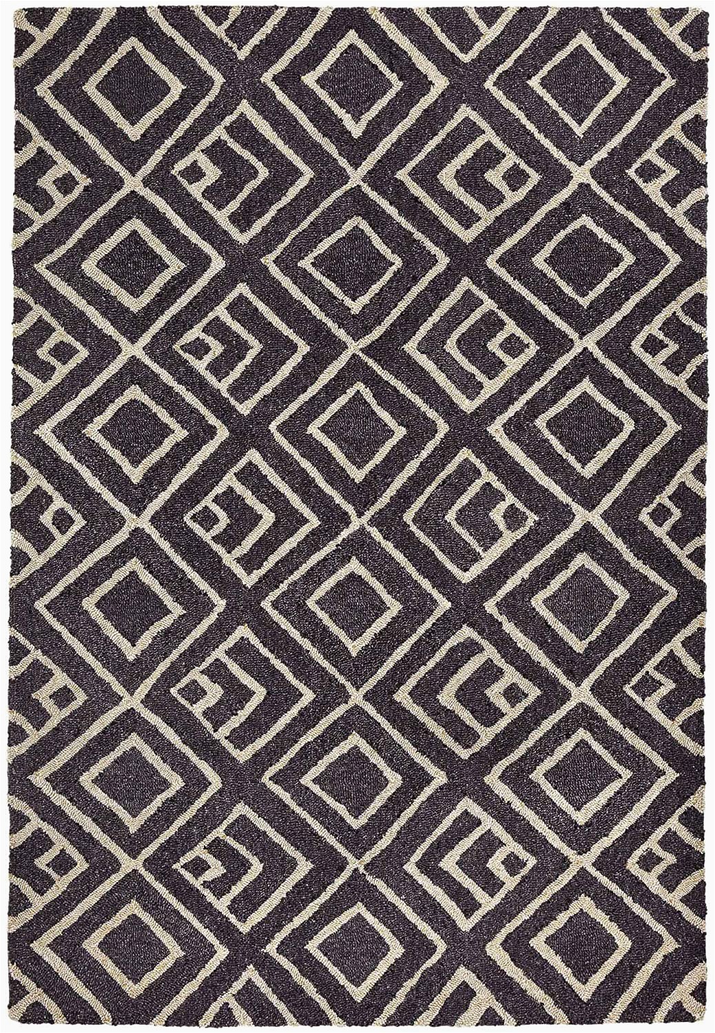 48 X 66 area Rug Liora Manne Wooster 6853 48 Kuba Charcoal area Rug 42 Inches