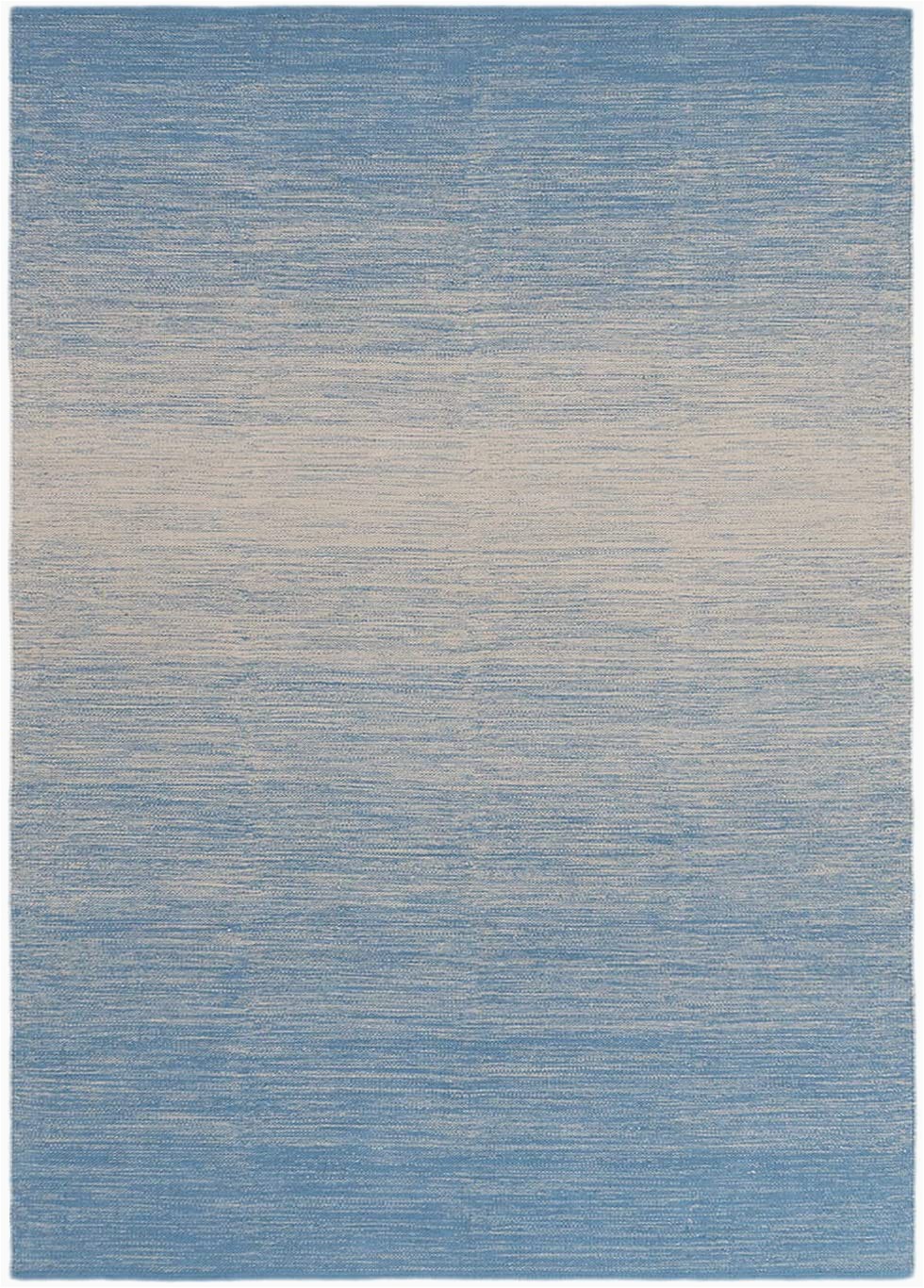 4×6 area Rugs Blue solo Rugs Ombre Blue Contemporary Flatweave Hand Knotted area Rug 4×6