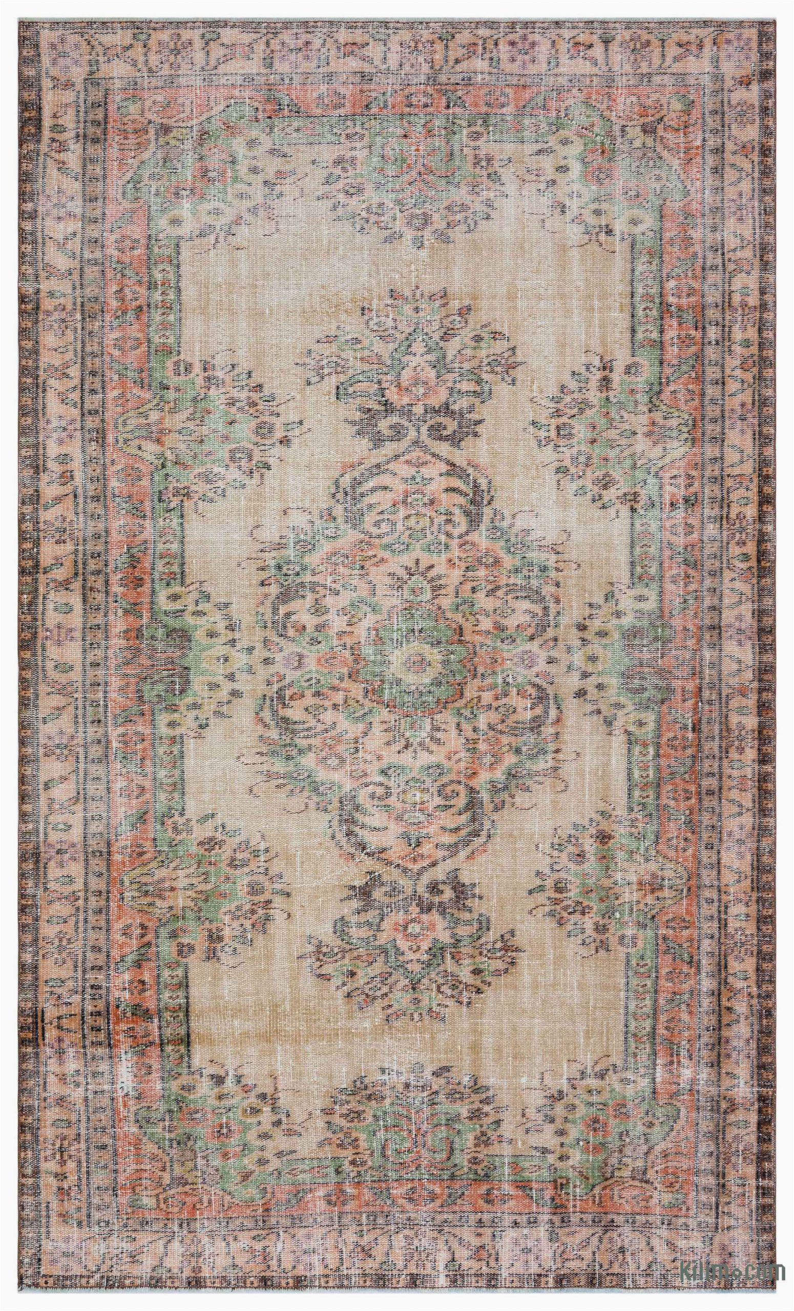 5 by 9 area Rugs Turkish Vintage area Rug 5 9" X 9 5" 69 In X 113 In