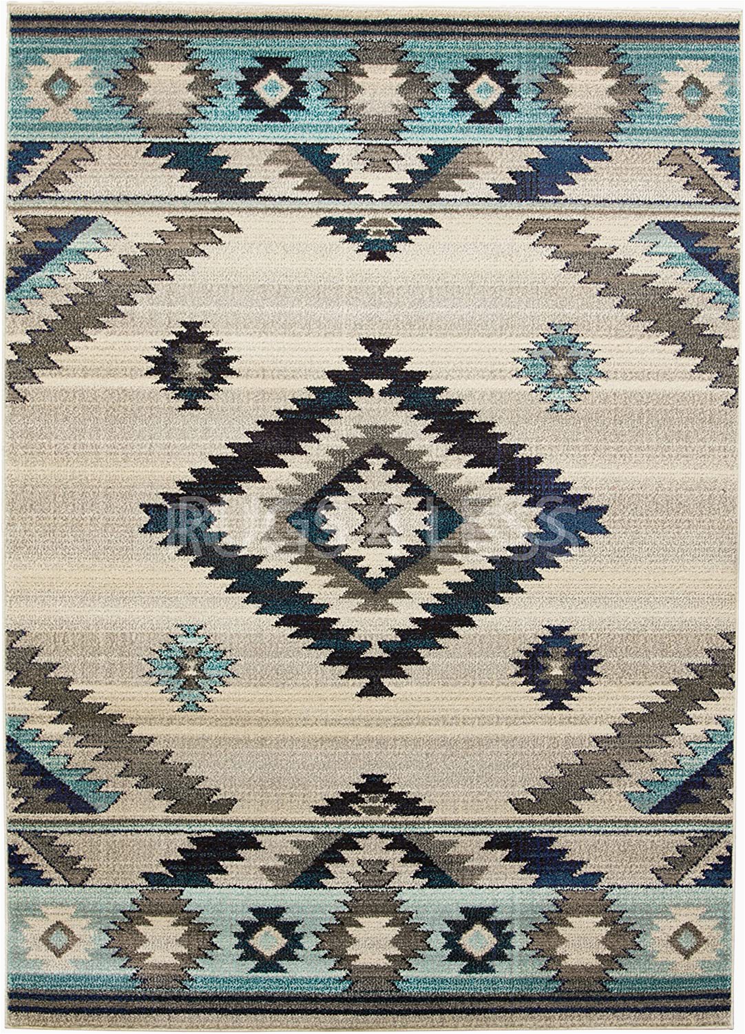 5ft by 7ft area Rug Amazon Western southwestern Native American Indian area
