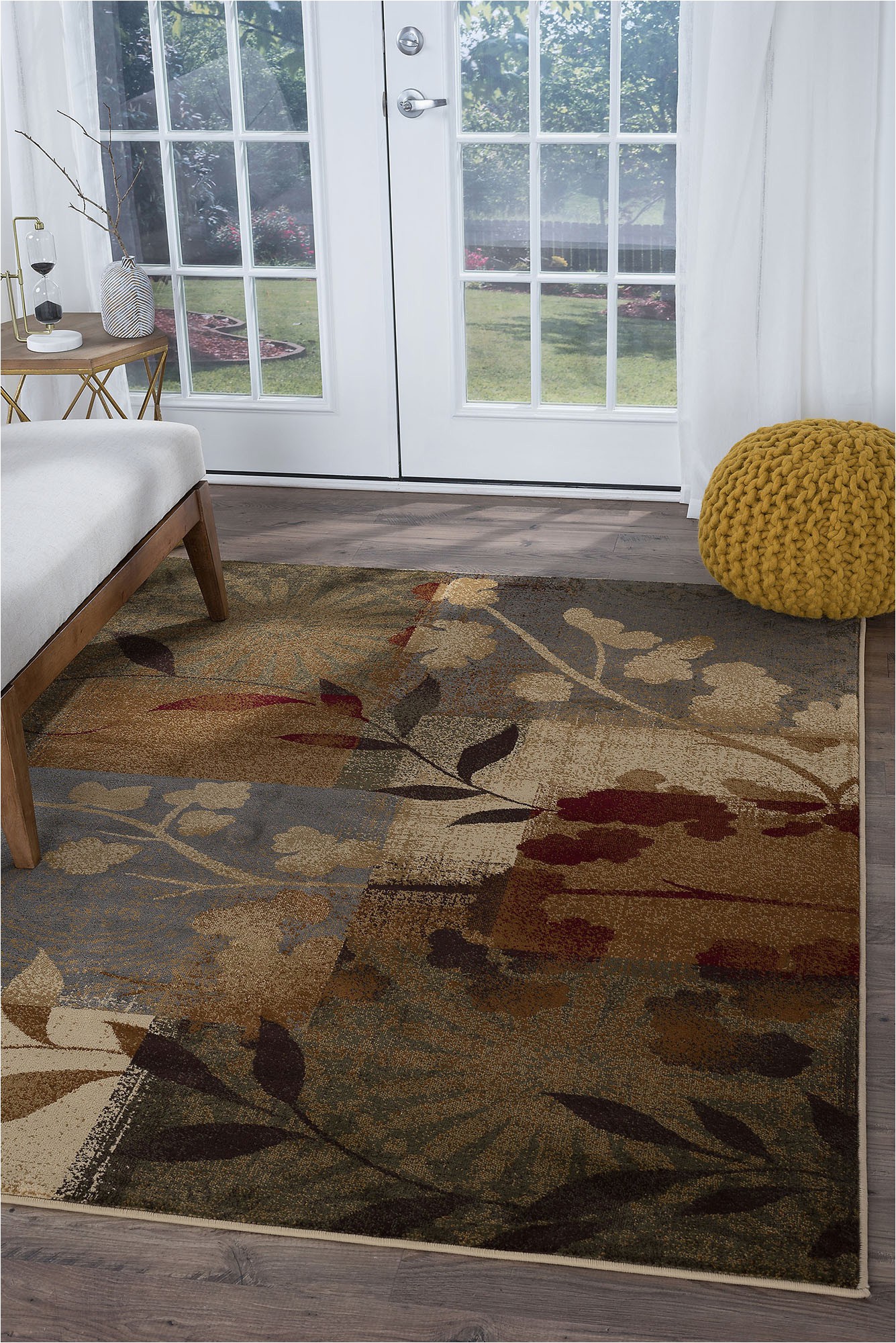 5×7 area Rugs Under 30 Details About Multi Color Floral Transitional area Rug Leaves 5×7 Carpet Actual 5 3" X 7 3"