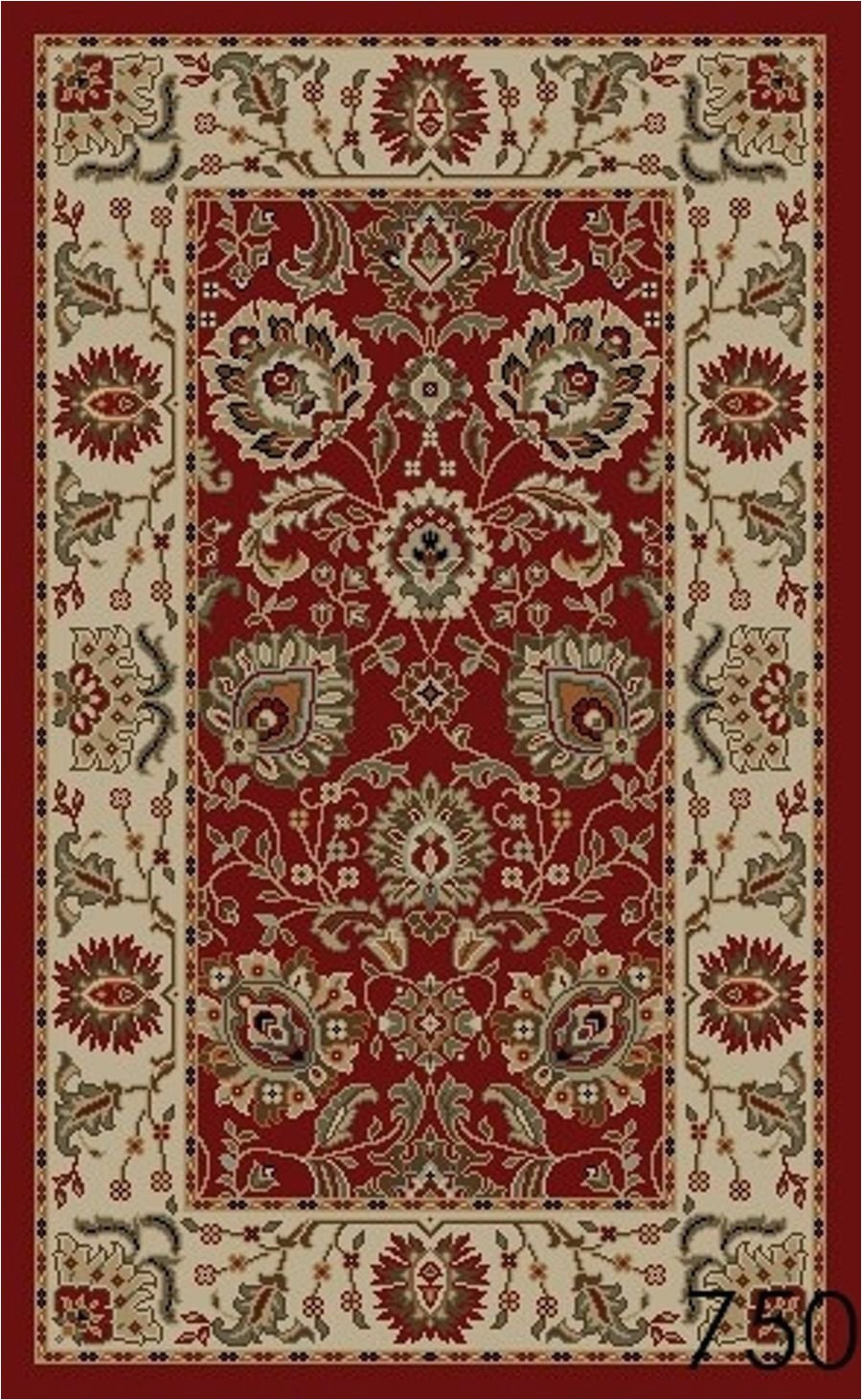 5×7 Rubber Backed area Rug Buy 5 X 7 Red New Tabriz Red Floral Design Rubber