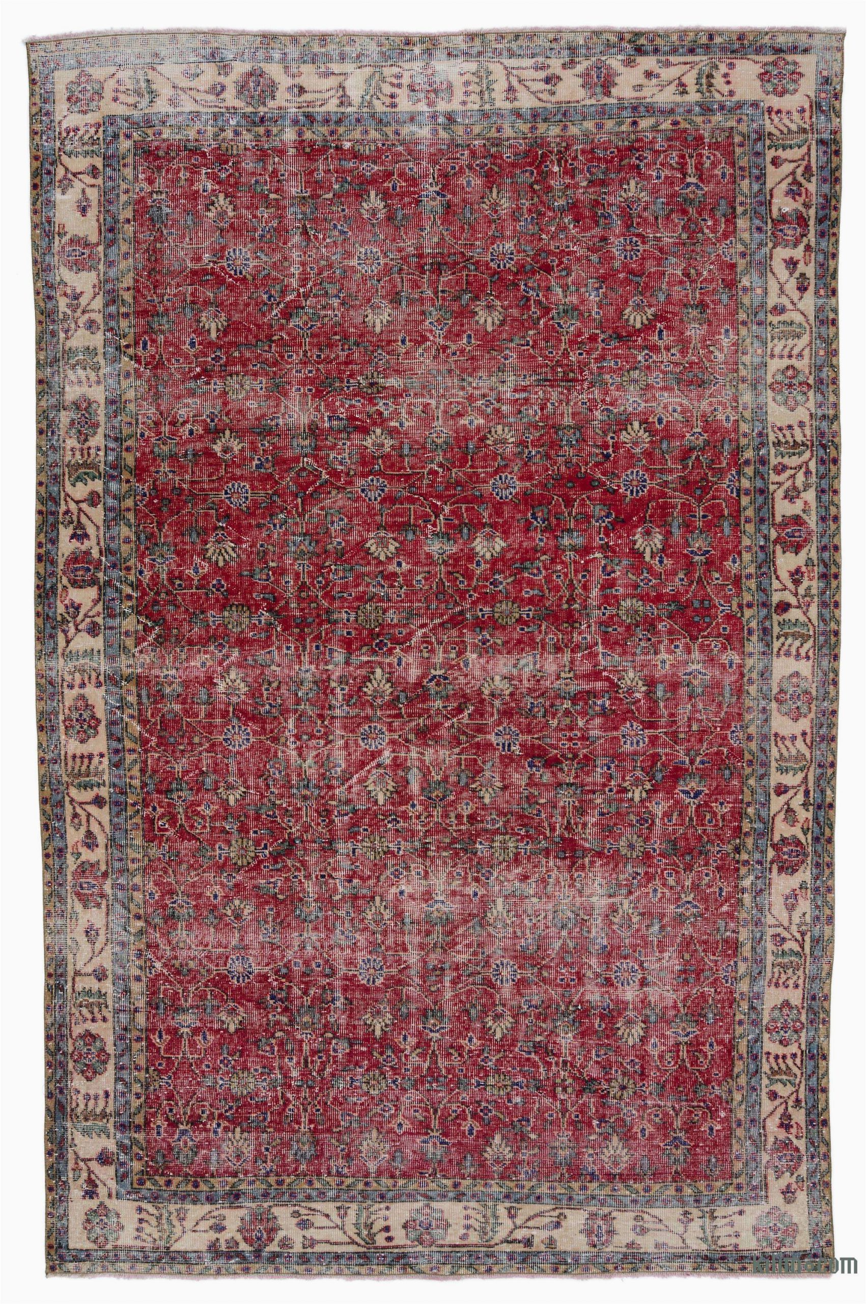 6 by 10 area Rugs Turkish Vintage area Rug 6 6" X 10 2" 78 In X 122 In