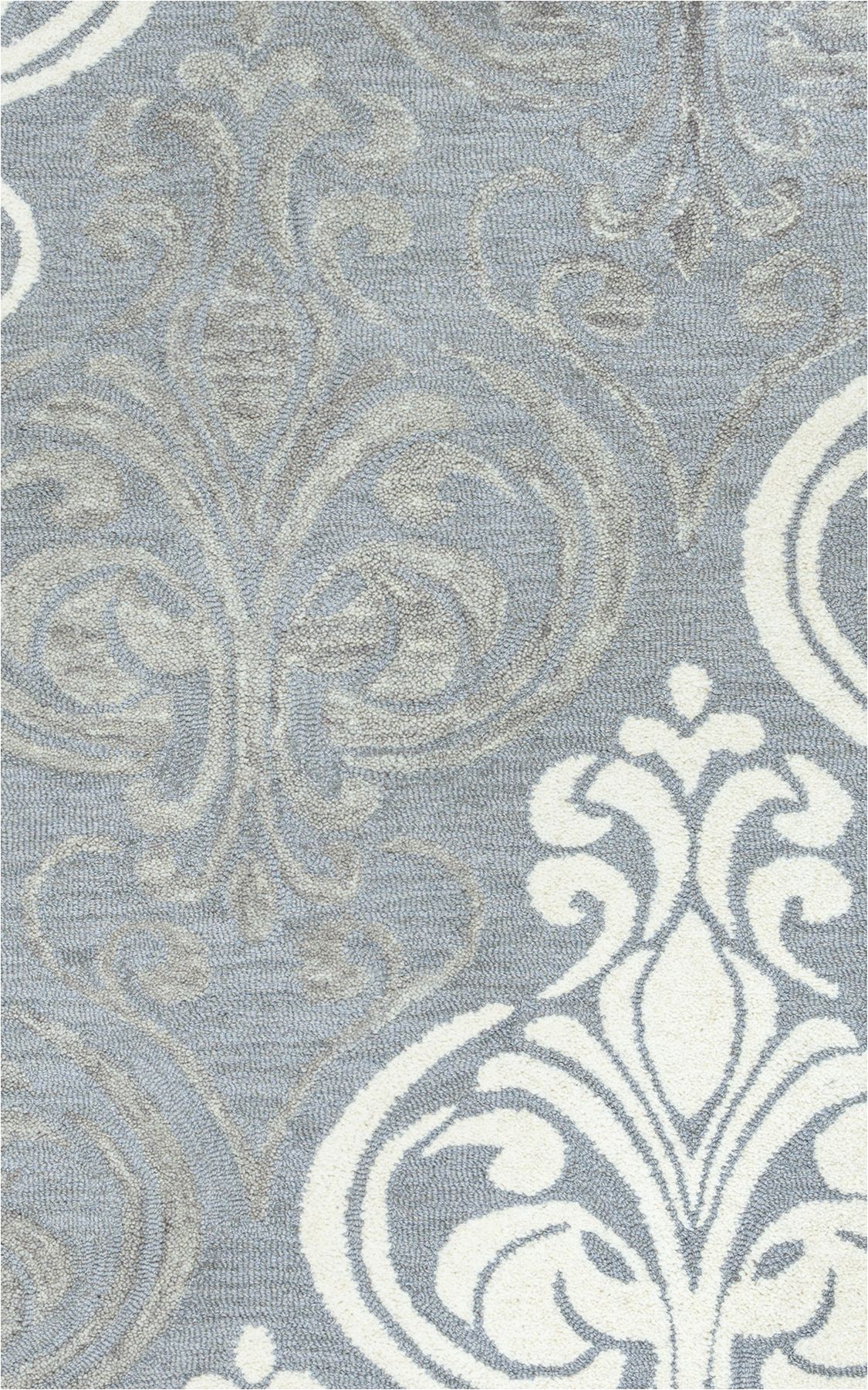 6 X 8 Gray area Rug Ls9562 Color Gray Size 2 6" X 8