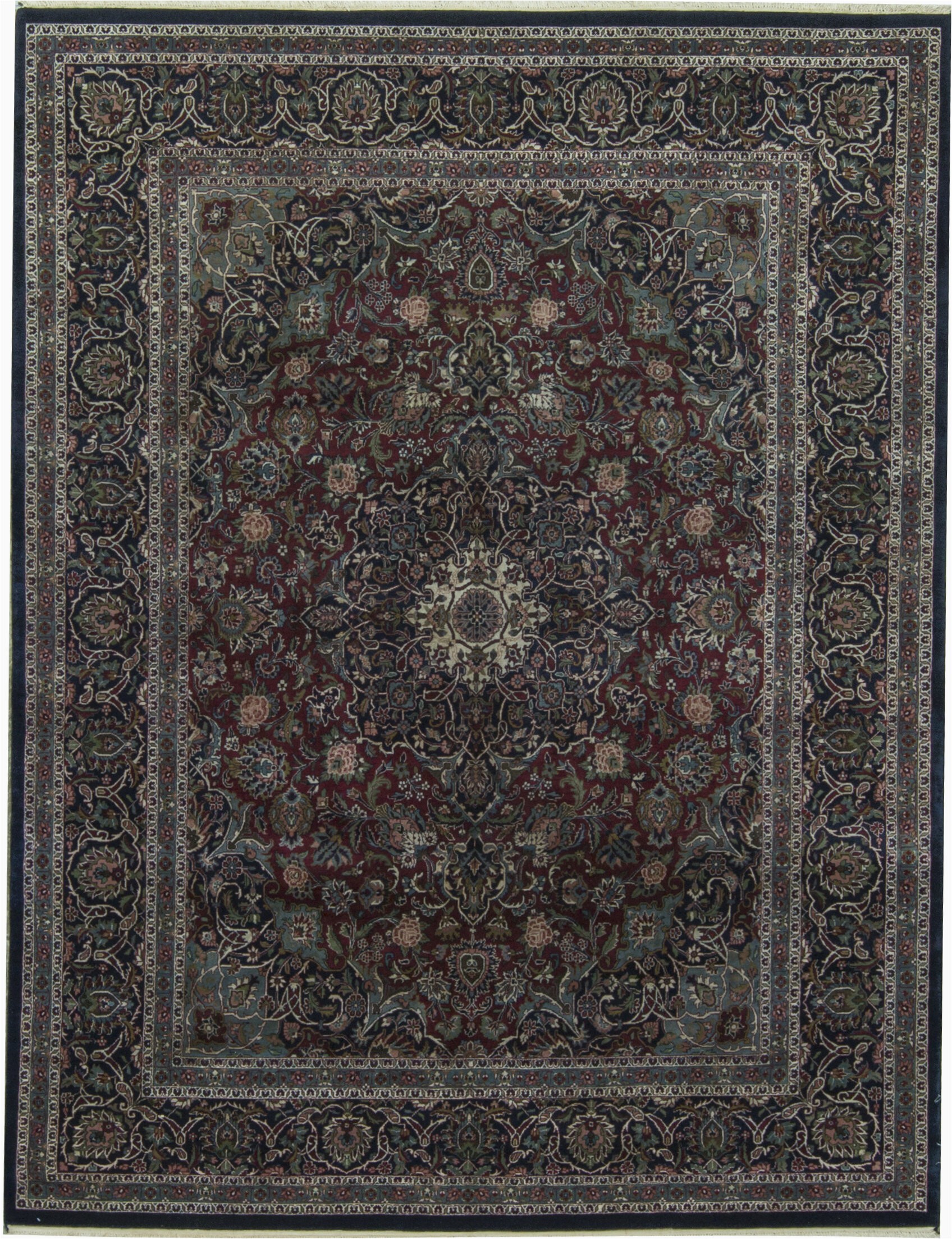7 by 10 area Rug E Of A Kind Gramercy 7 10" X 10 1" Hand Knotted Wool Red Blue area Rug