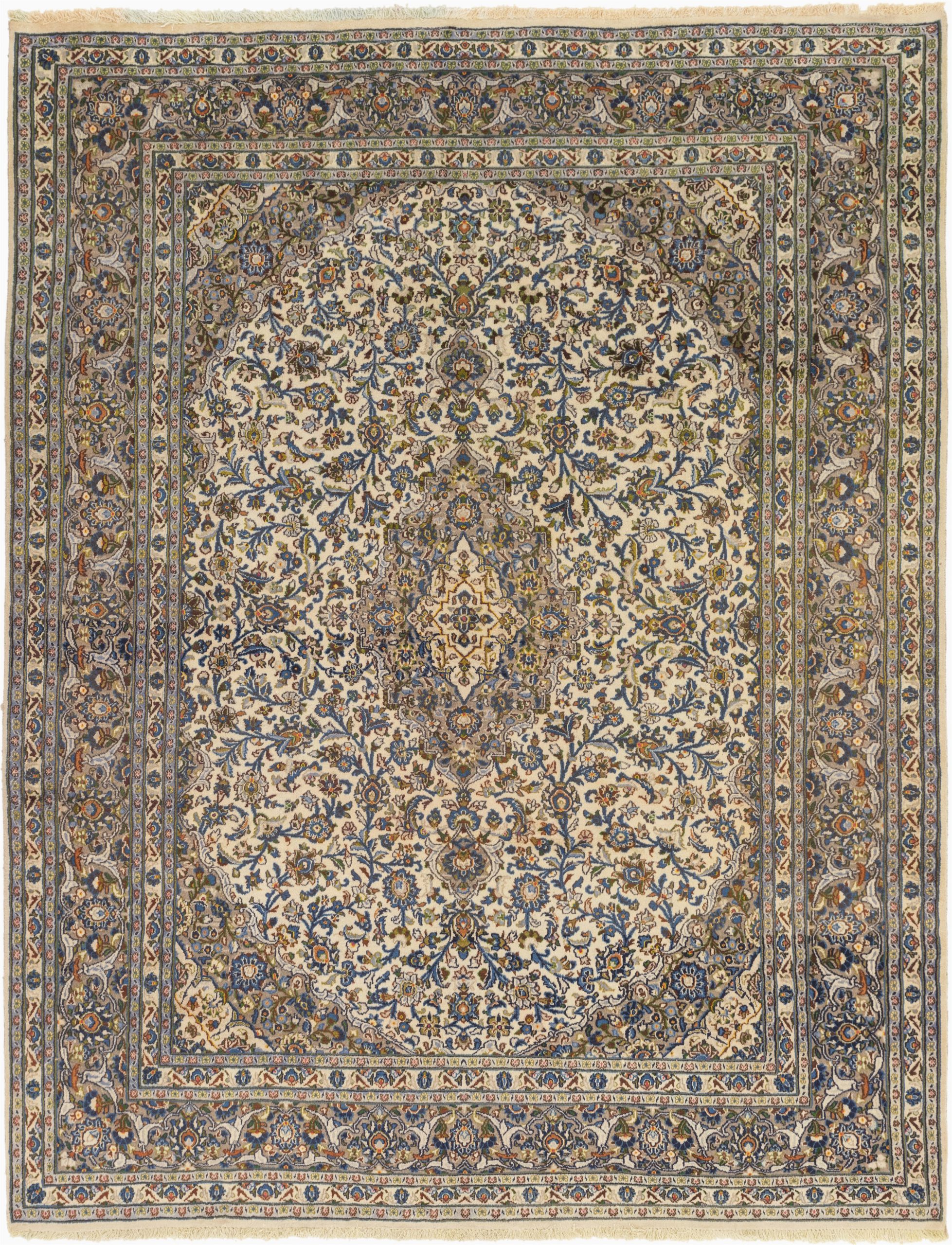 7 by 12 area Rug E Of A Kind Consuelo Hand Knotted 9 7" X 12 5" 9 7" X 12 5" Wool Ivory Brown area Rug