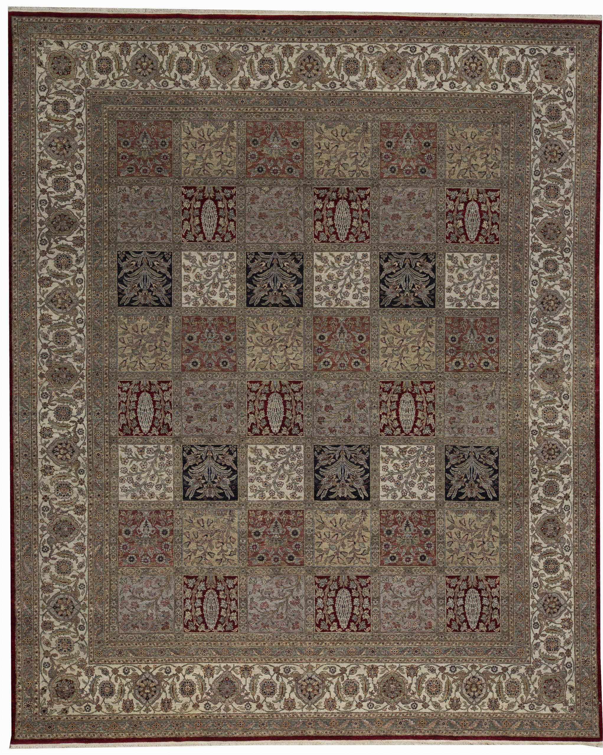 7 by 12 area Rug E Of A Kind Mountain King Handwoven 12 X 14 7" Wool Gray area Rug