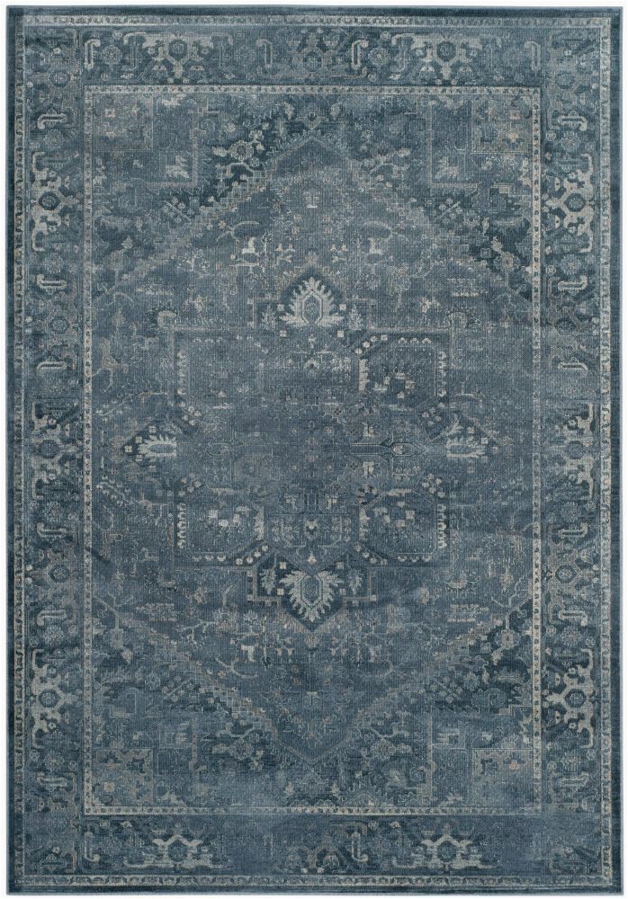 7 X 9 area Rugs Lowes Vintage Lecia Blue 6 Ft 7 Inch X 9 Ft 2 Inch Indoor area