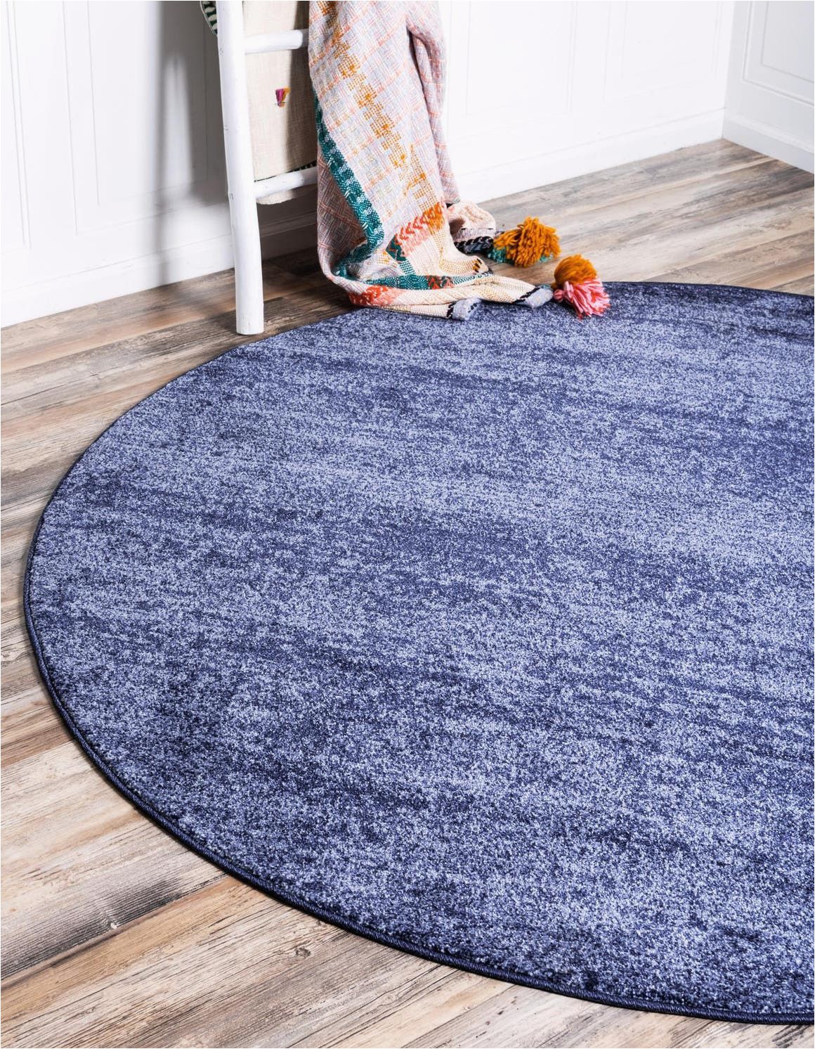 8 Ft Round Rug Blue Angelica Navy Blue 8 Ft Round area Rug In 2020