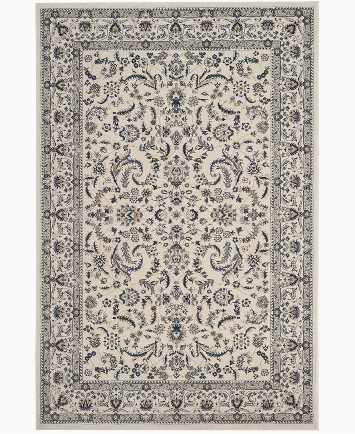 8 X 10 Round area Rugs Safavieh Serenity Ivory and Blue 8 X 10 area Rug & Reviews