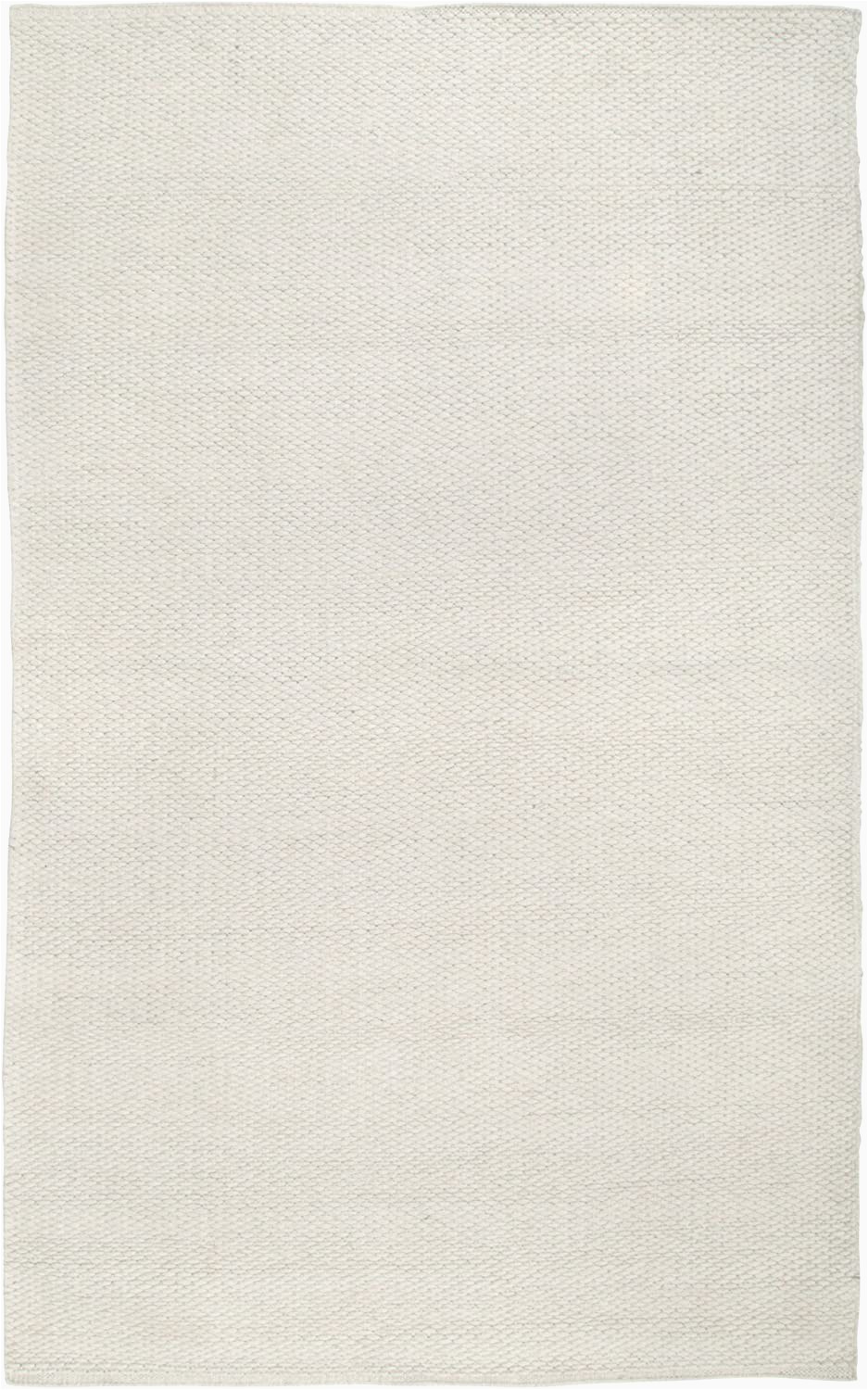 8×10 Off White area Rug Rizzy Home Twist Collection Wool area Rug 8 X 10 F White solid