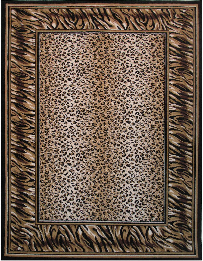 Animal Print area Rug 5×7 5×7 La Rugs Black Animal Print Tiger area Rug 12 038 Black Aprx 5 3" X 7