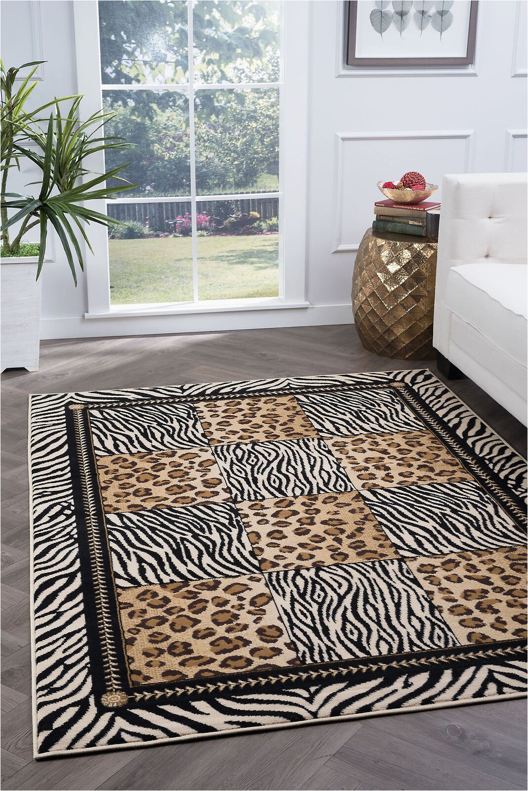 Animal Print area Rug 5×7 Casual Leopard Print Geometric 5×7 area Rug Zebra Stripe Carpet Actual 5 X7