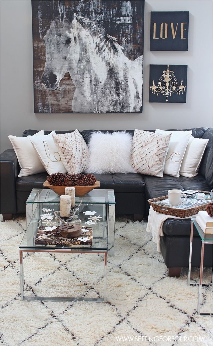Area Rug to Go with Gray Couch Rustic Glam Living Room New Rug