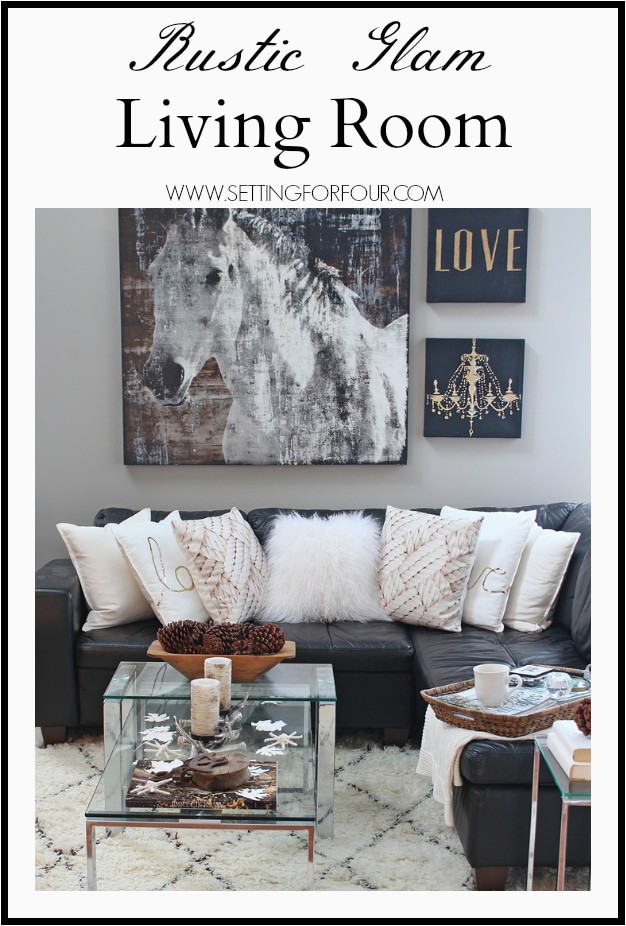 Area Rug to Go with Gray Couch Rustic Glam Living Room New Rug Setting for Four