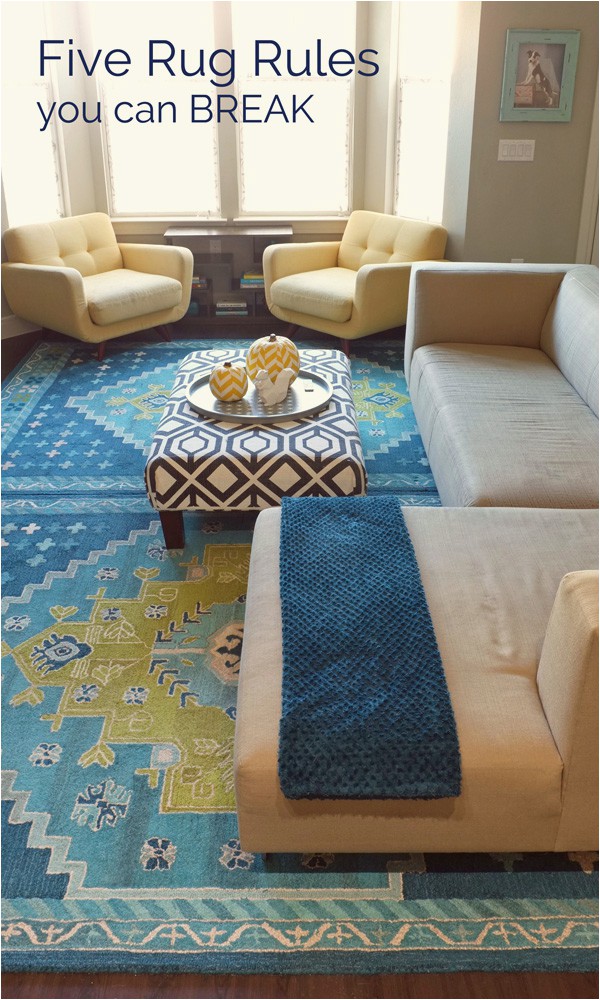 Area Rugs Under Furniture or Not 5 Rug Rules I Broke In My Living Room School Of Decorating