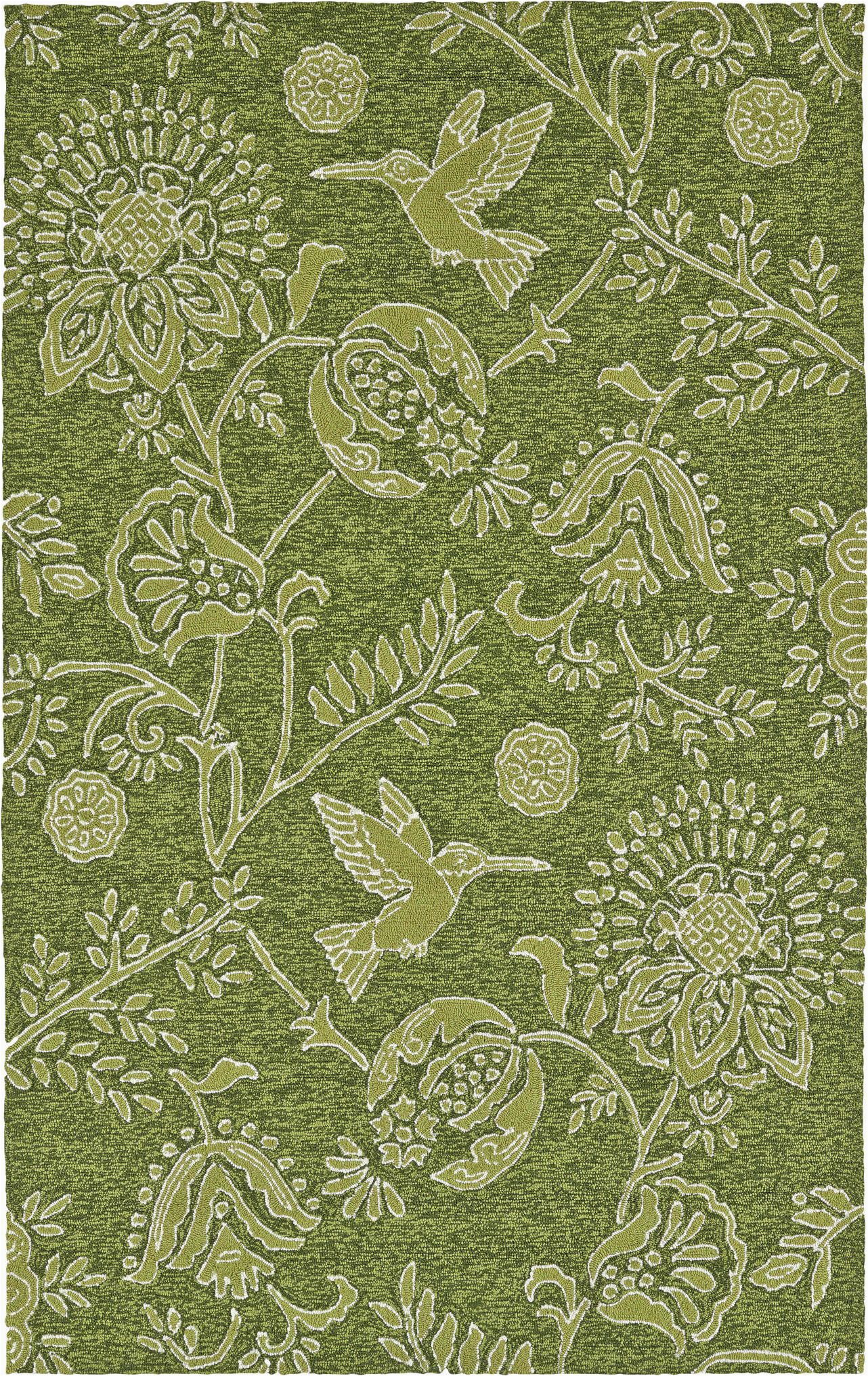 Bay isle Home area Rugs Yun04 Color Green Size 5 X 7 6"