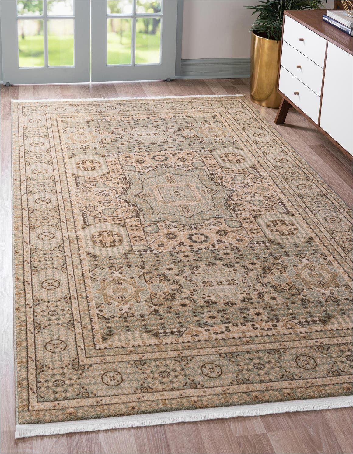 Bed Bath and Beyond area Rugs 9×12 Amina Light Green Vintage 9×12 area Rug In 2020