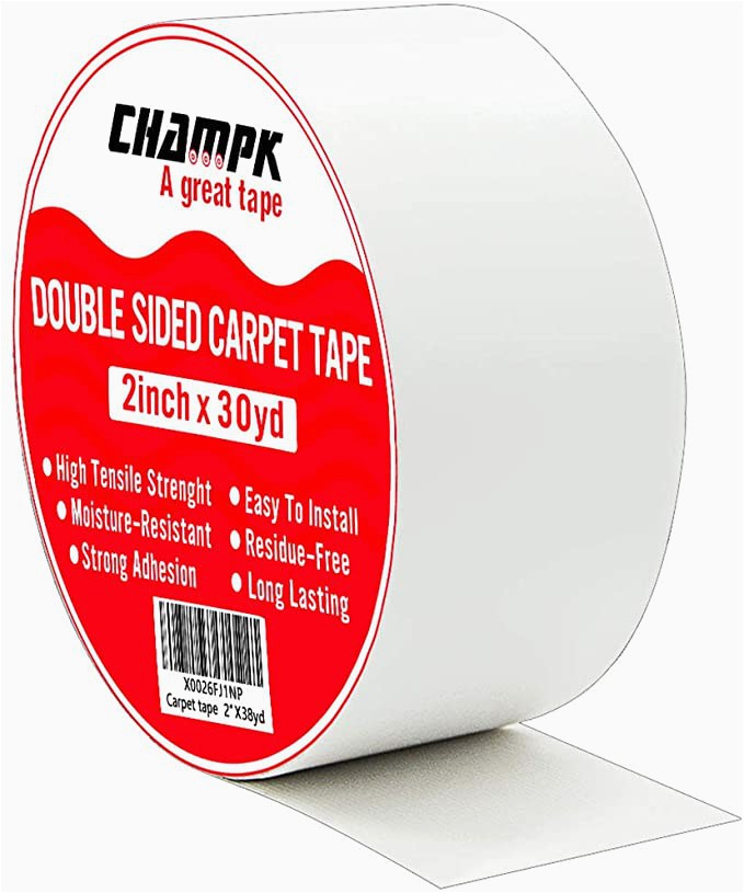 Best Carpet Tape for area Rugs Carpet Tape Heavy Duty Double Sided Rug Tape for Outdoor Rugs Hardwood Floors and Stair 2 Inches X 30 Yards