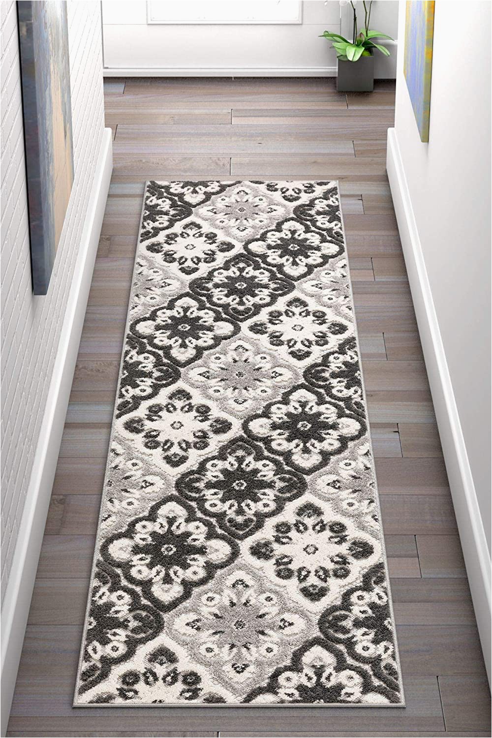 Best Type Of Rug for High Traffic area Amazon Well Woven Bodrum Grey Indoor Outdoor Floral