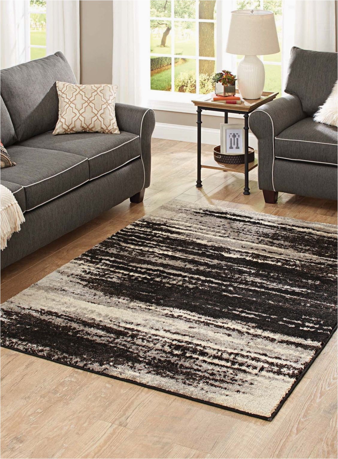 Better Homes and Gardens area Rugs at Walmart Better Homes & Gardens Shaded Lines area Rug Walmart