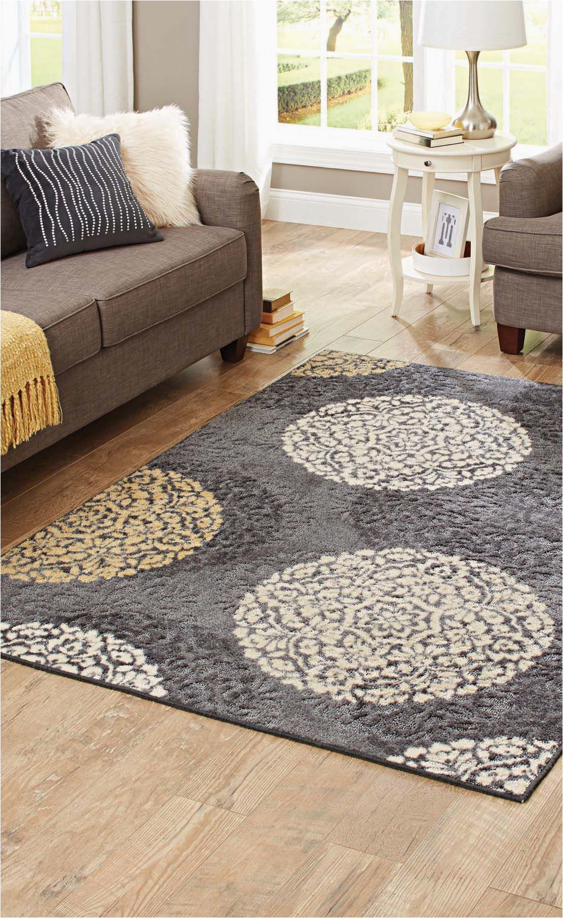 Better Homes and Gardens Gina area Rug Better Homes & Gardens Overlapping Medallions Print area Rug