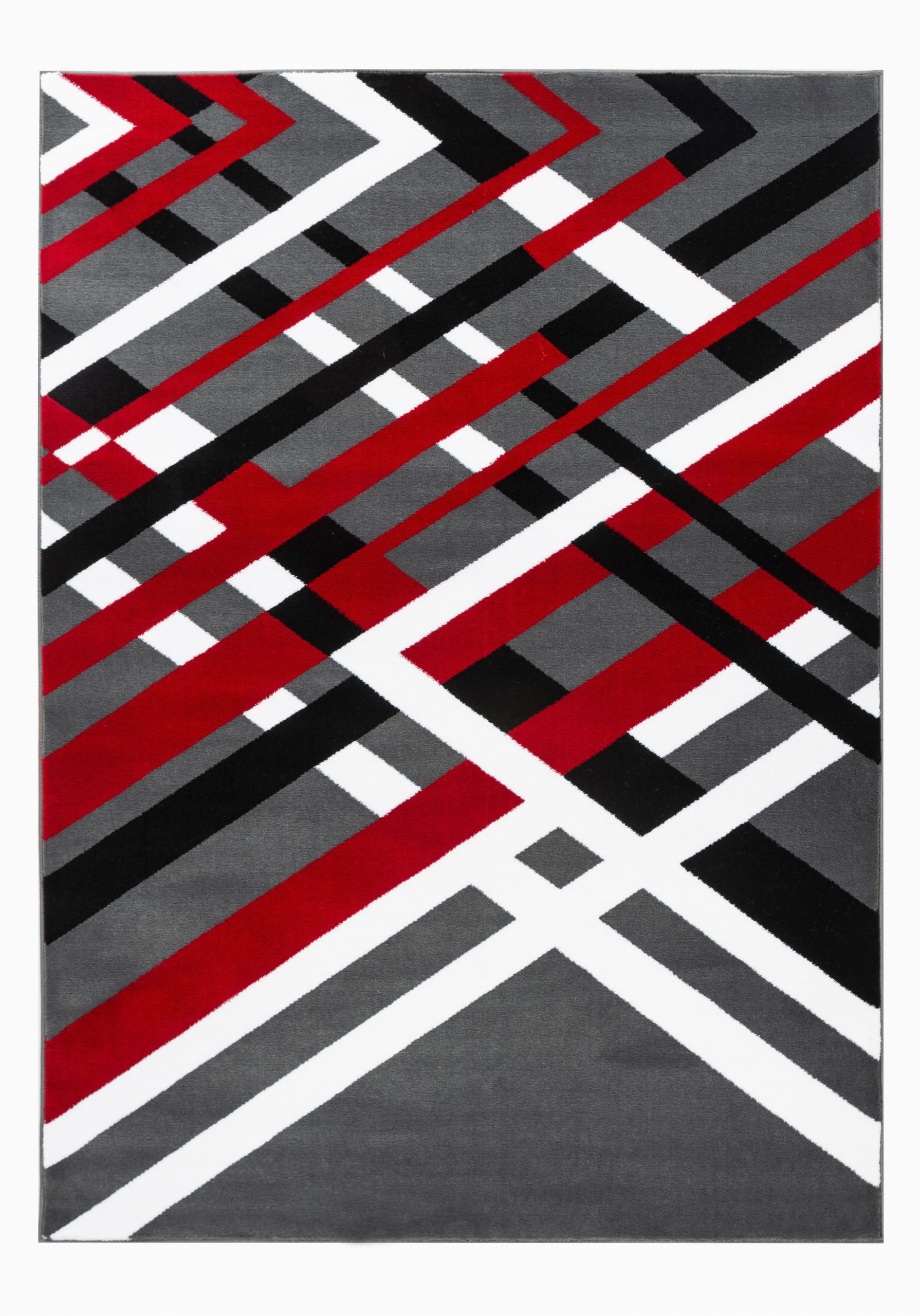 Black and White area Rugs Walmart Summit Collection Modern Abstract Gray Black Red and White area Rug Walmart