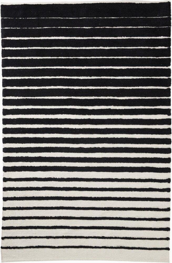 Black White Striped area Rug Fry S Food Stores Dipâ¢ Striped area Rug Black White 60