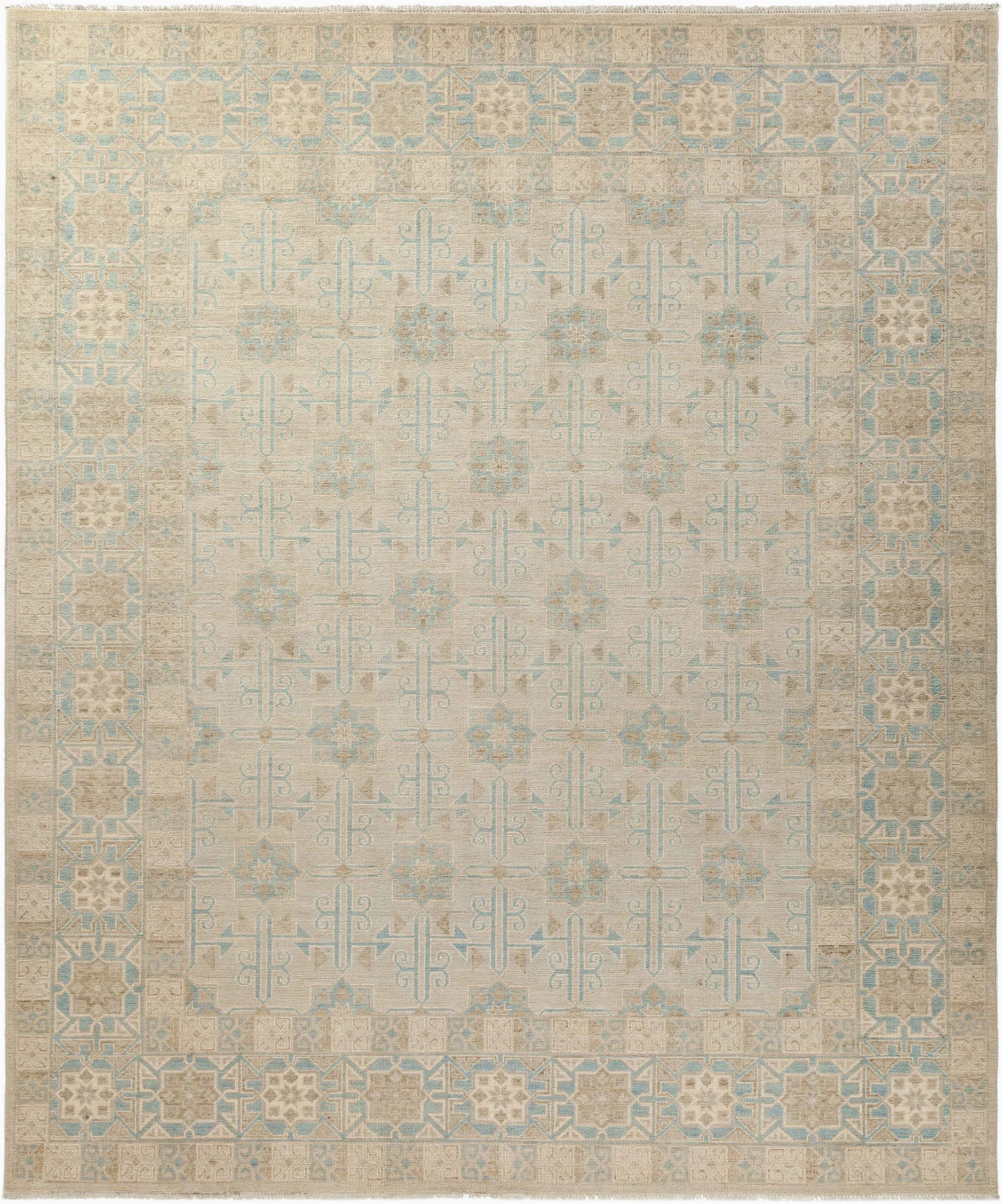 Blue 8 X 10 Rug E Of A Kind Hand Knotted Blue 8 X 10 Wool area Rug