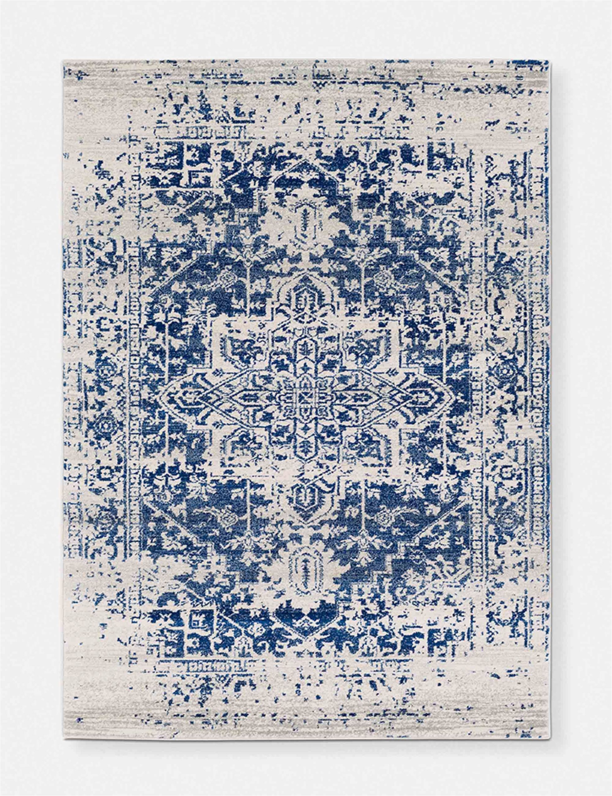 Blue and White Rugs for Sale Prisha Rug White and Blue