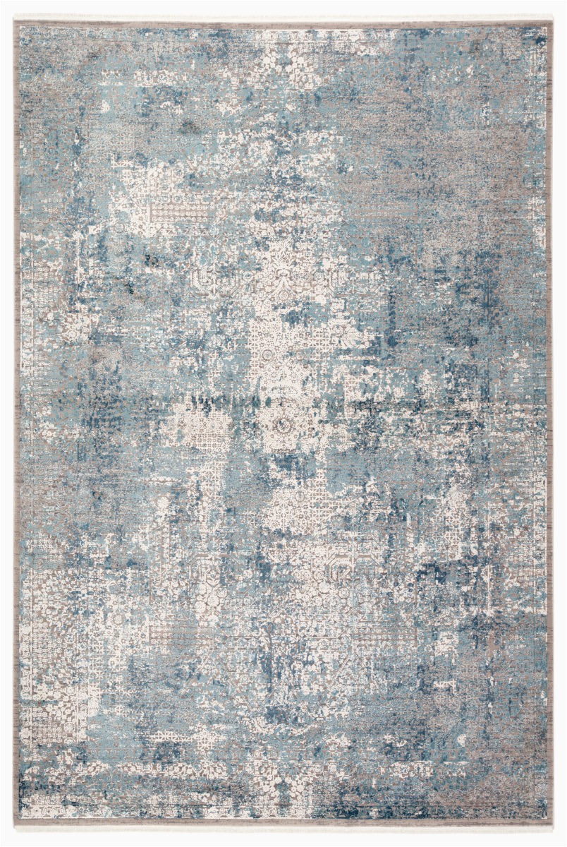Blue Gray and Brown area Rug Jaipur Living Wren Audra Wrn02 Blue Gray area Rug
