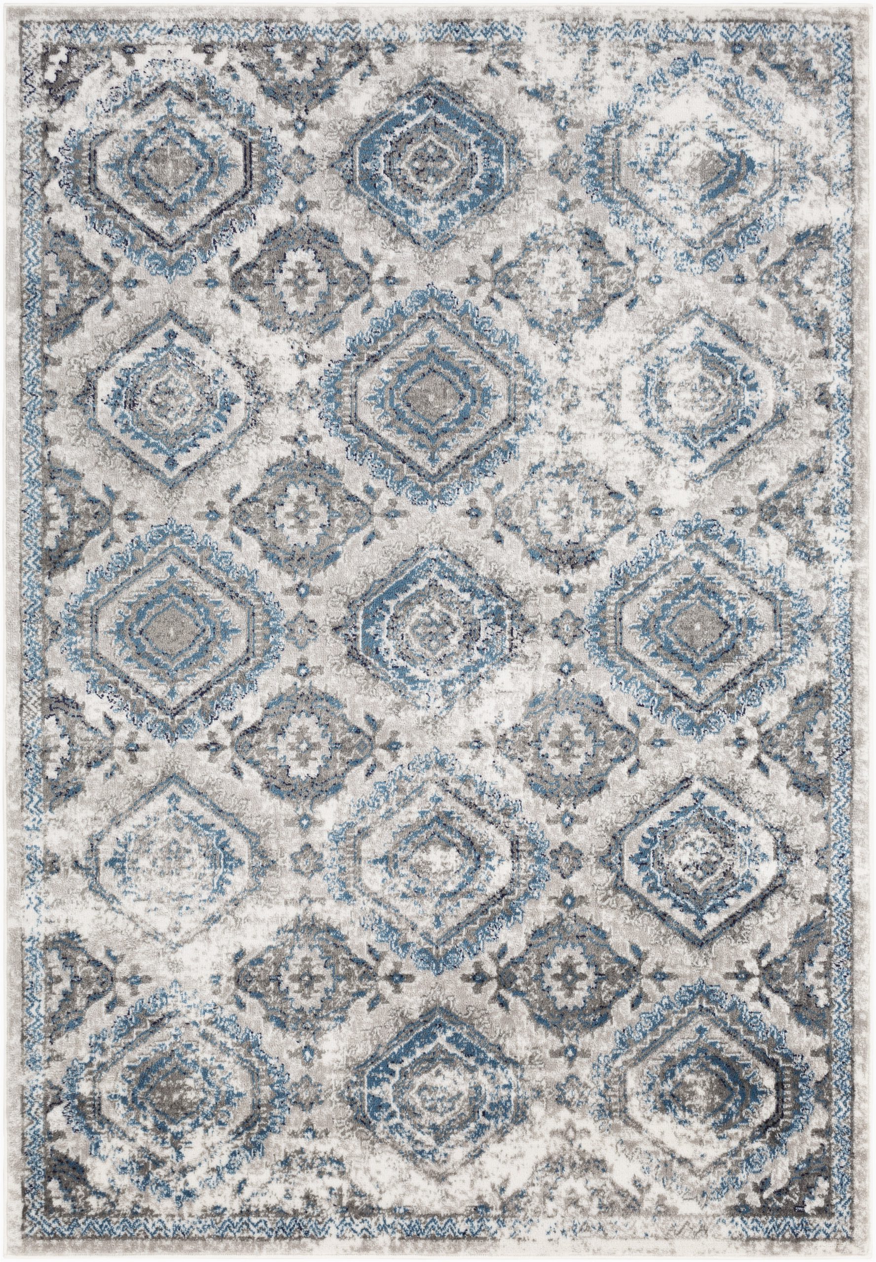 Blue Gray and Taupe area Rug Ranck oriental Taupe Light Blue area Rug