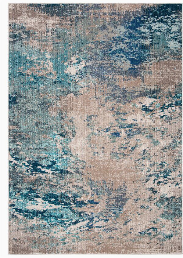 Blue Gray Gold Rug Acantha Blue Gray Rug In 2020
