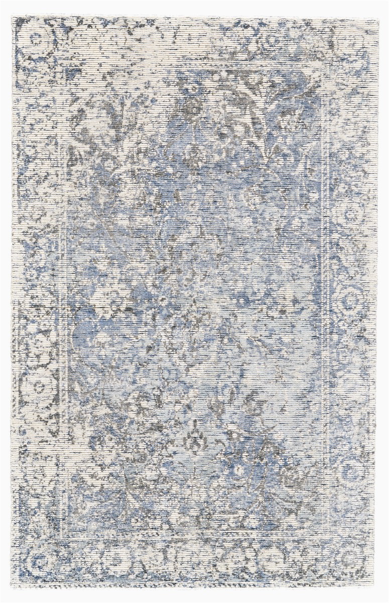 Blue Gray White area Rugs Feizy Reagan 8687f Gray Blue area Rug
