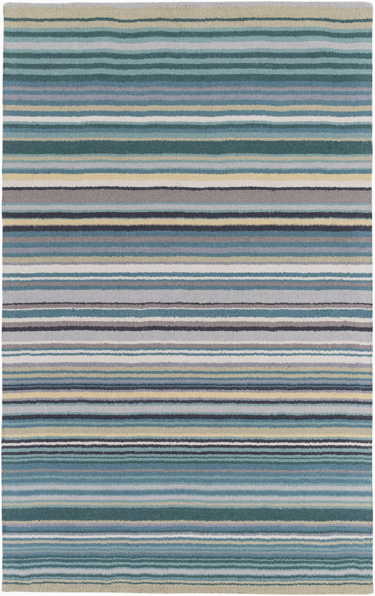 Blue Green Striped Rug Surya Blowout Sale Up to Off M5419 23 Mystique Stripes