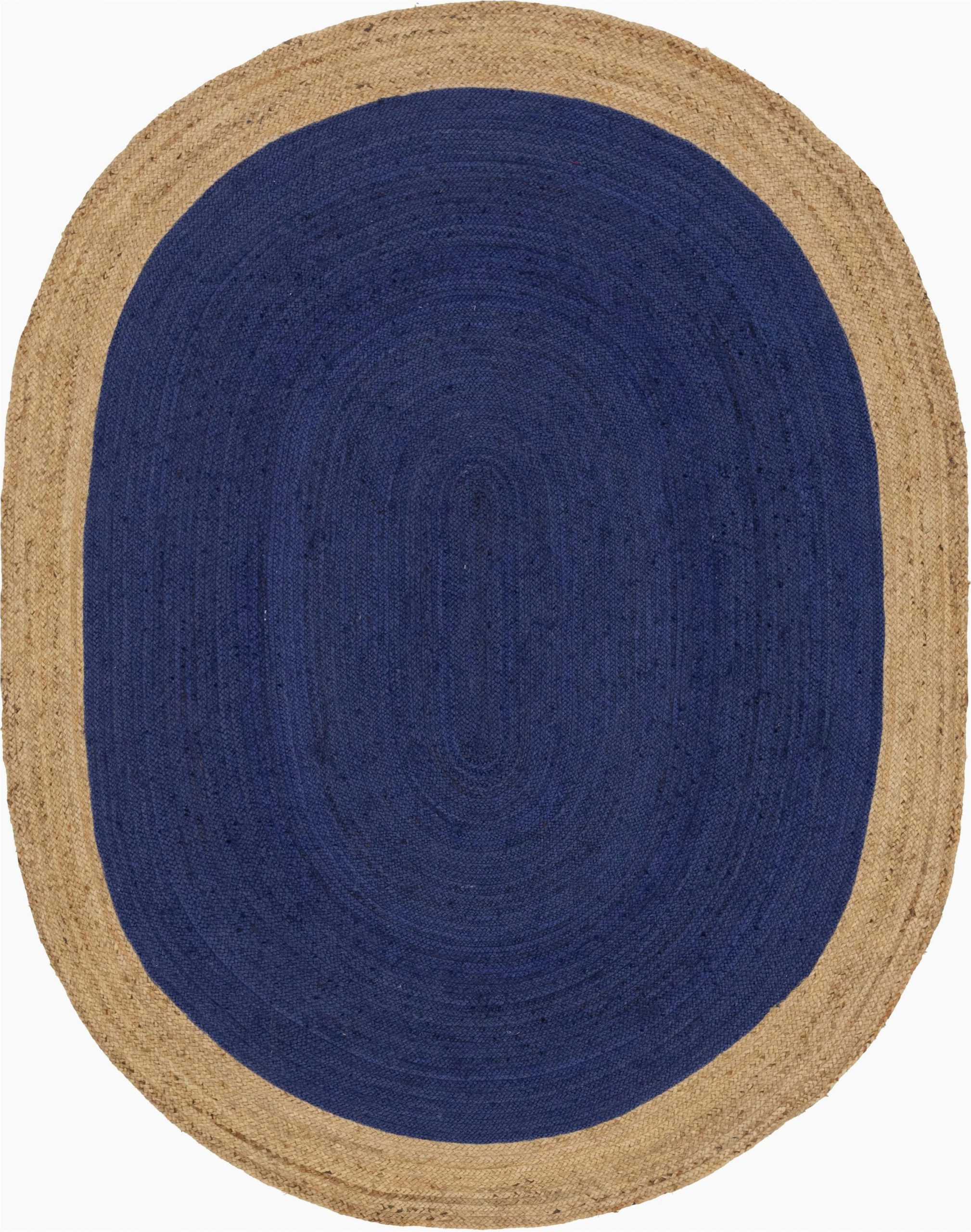 Blue Oval area Rugs Navy Blue 8 X 10 Braided Jute Oval Rug Affiliate Blue