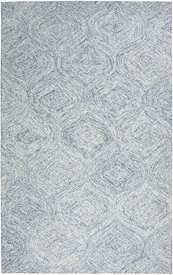 Blue Wool area Rugs 8×10 Rizzy Home Brindleton Collection Wool area Rug 8 X 10 Blue Gray Rust Blue Trellis