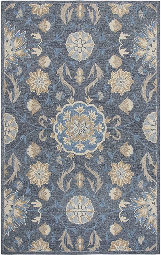 Blue Wool Rugs 8×10 Amazon Rizzy Home Resonant Collection Wool area Rug 8