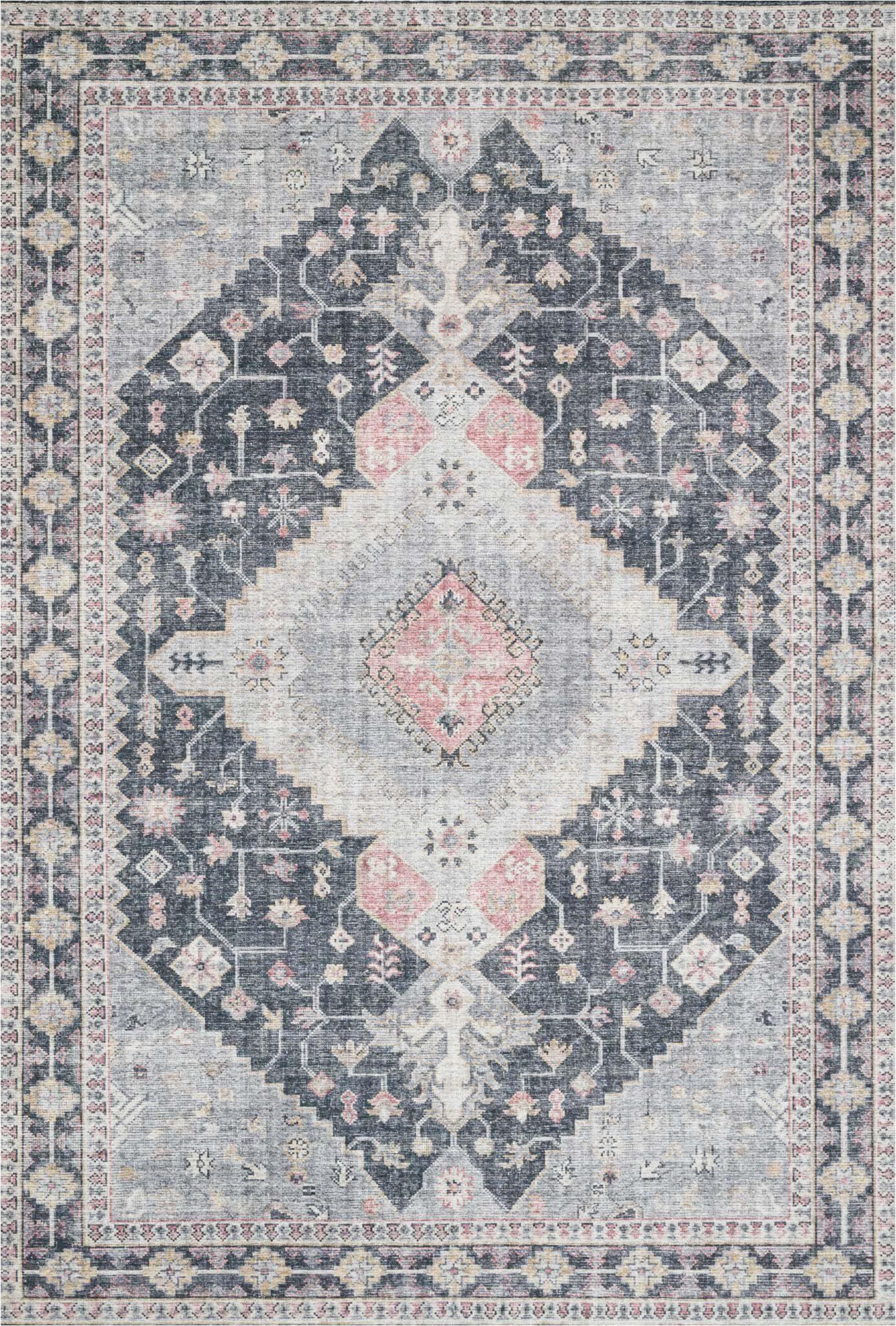 Blush and Gold area Rug Tribal Style area Rugs