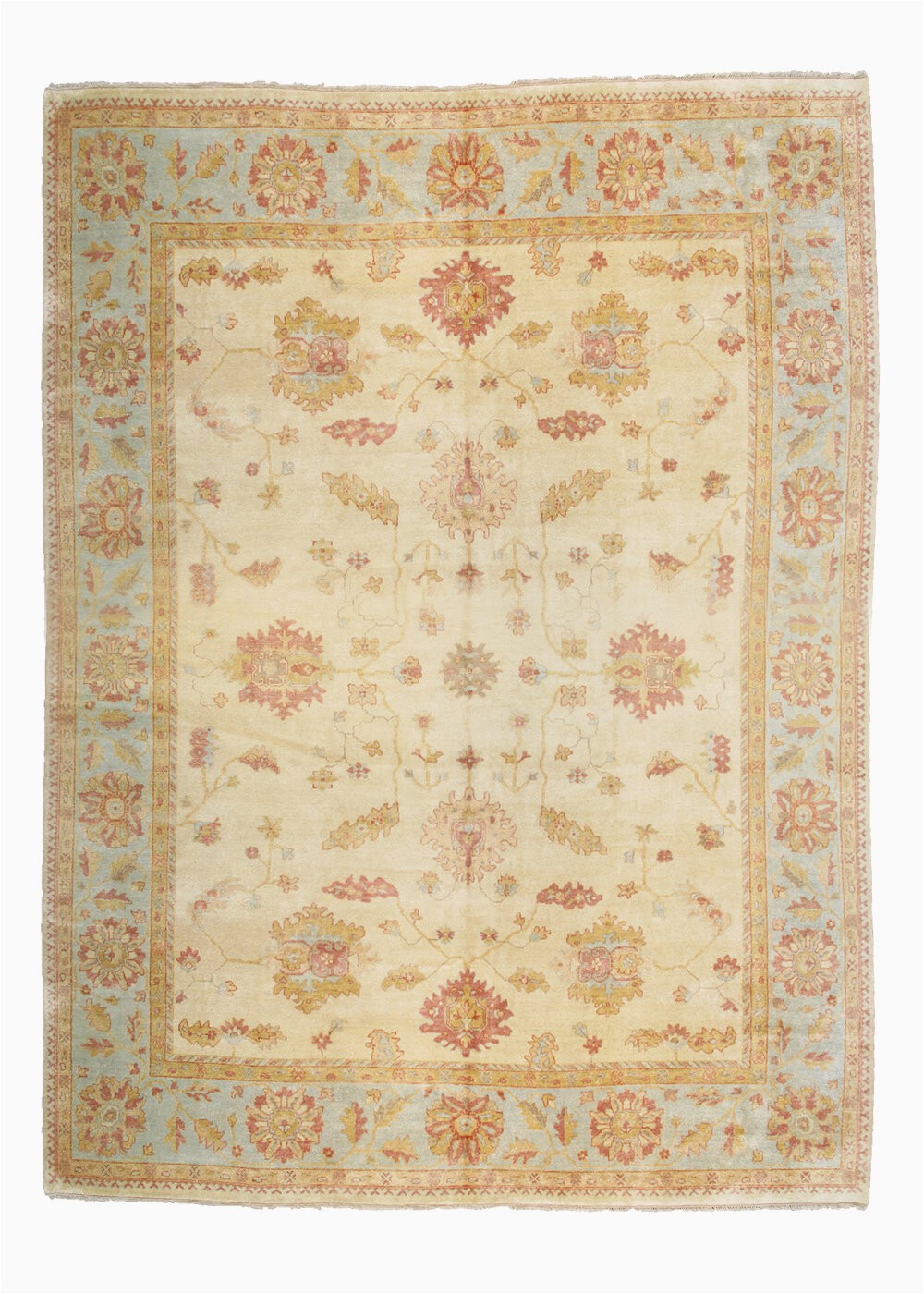 Can You Scotchgard area Rugs Oushak Hand Knotted Wool Ivory area Rug