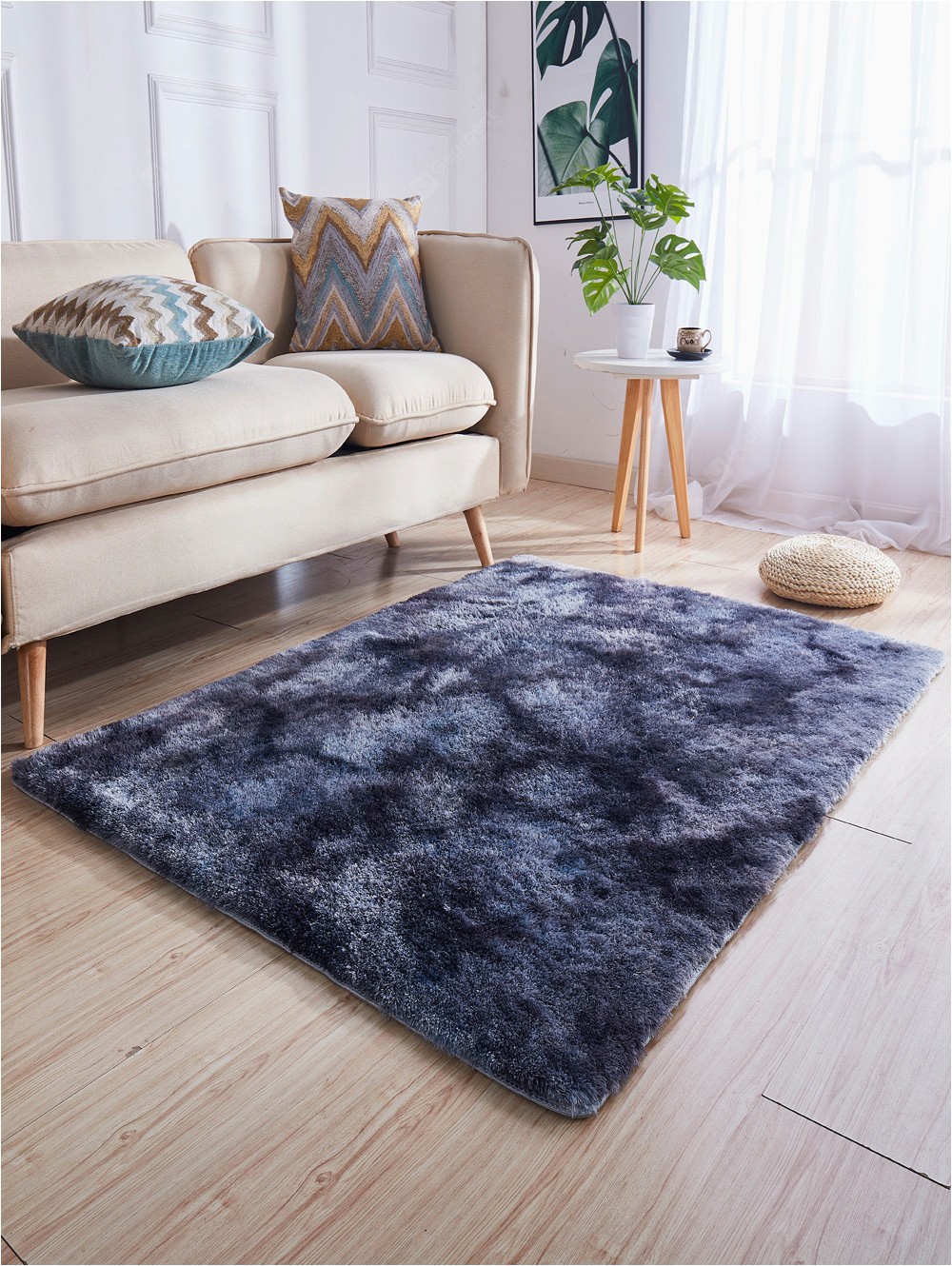 Cheap Faux Fur area Rugs Faux Fur solid Water Absorption area Rug