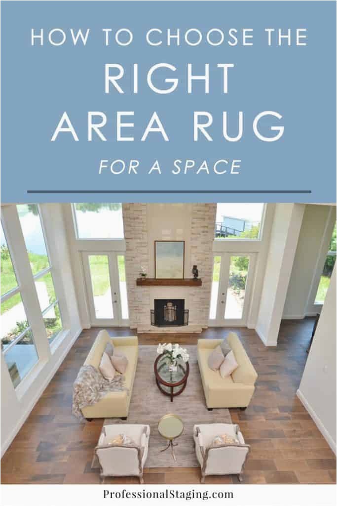 Choosing area Rug for Living Room How to Choose the Right area Rug Mhm Professional Staging