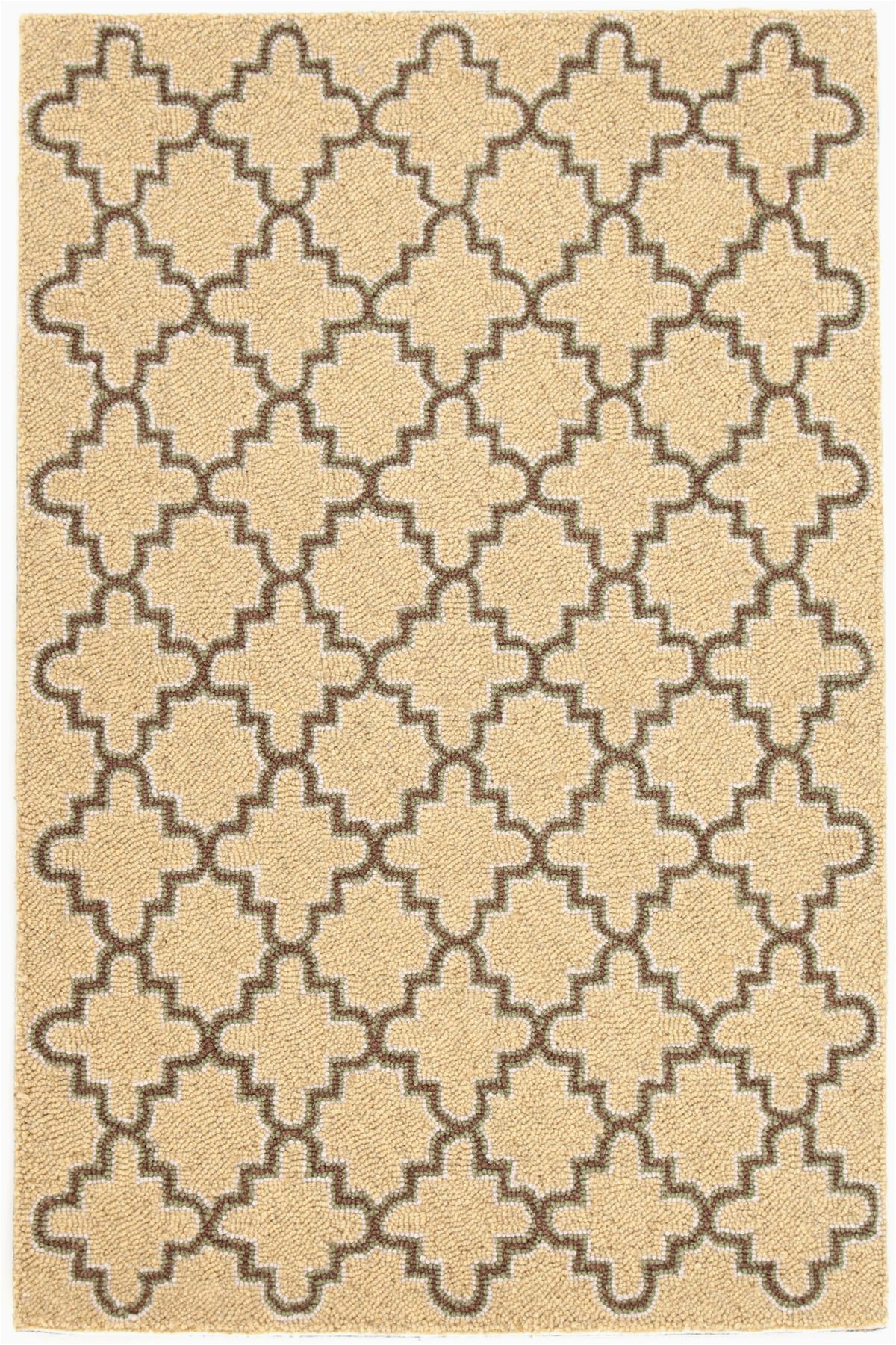 Crate and Barrel Outlet area Rugs Plain Tin Wheat Wool Micro Hooked Rug Dash & Albert