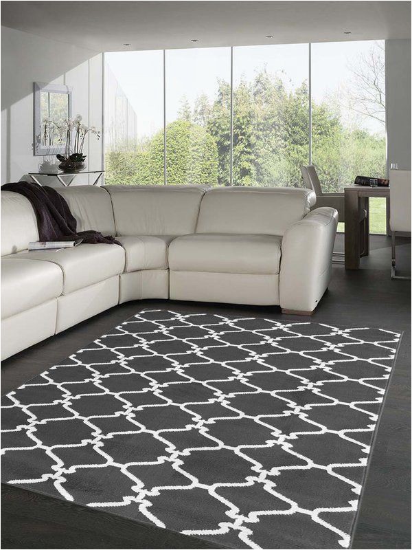 Dark Gray and White area Rug Dark Gray and White area Rug Love This Color Bo with
