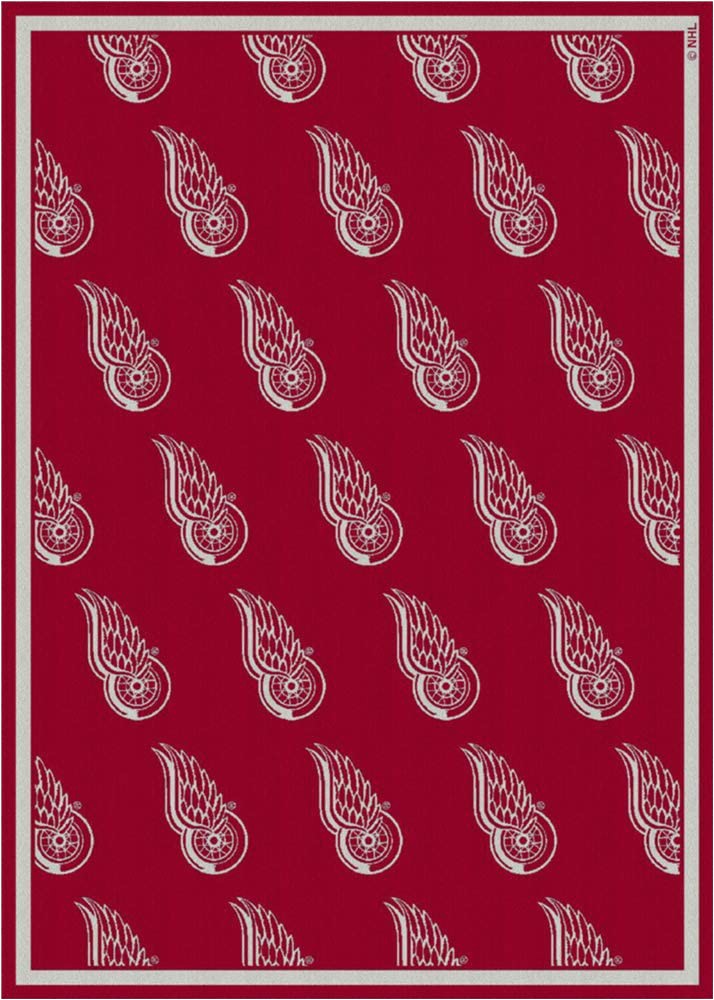 Detroit Red Wings area Rug Amazon Milliken Detroit Redwings Nhl Team Repeat area